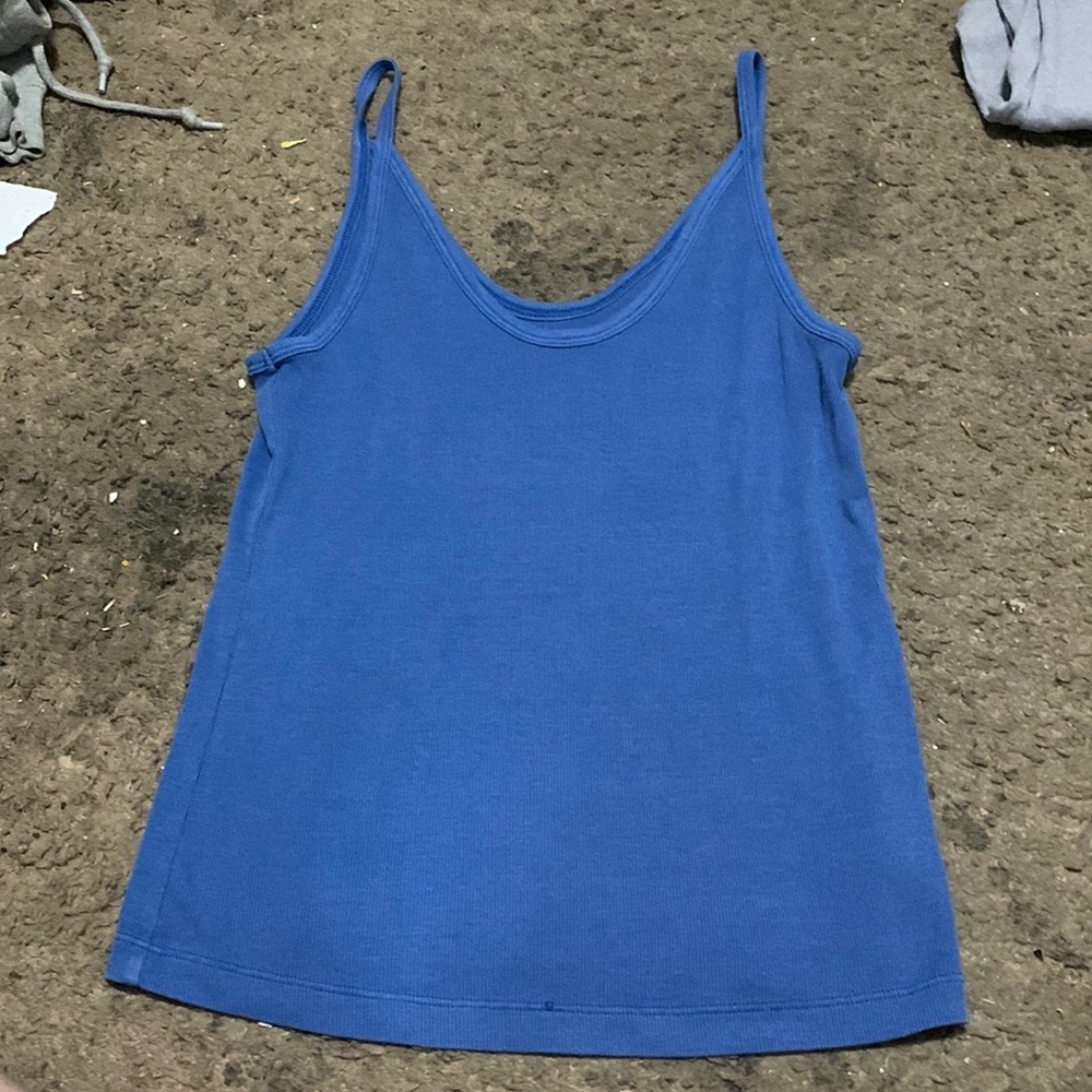 blue tank top XS